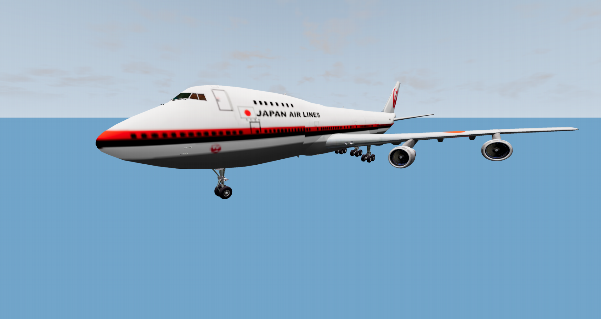 Released - Japan Airlines Jumbo Jet (JA8119) Skin | BeamNG