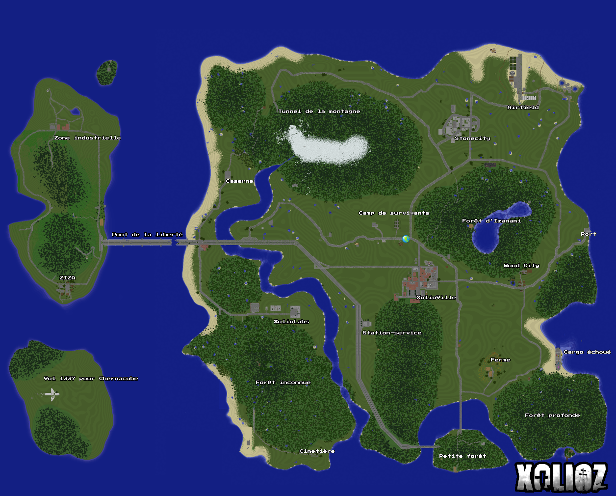 Minecraft Dayz Map