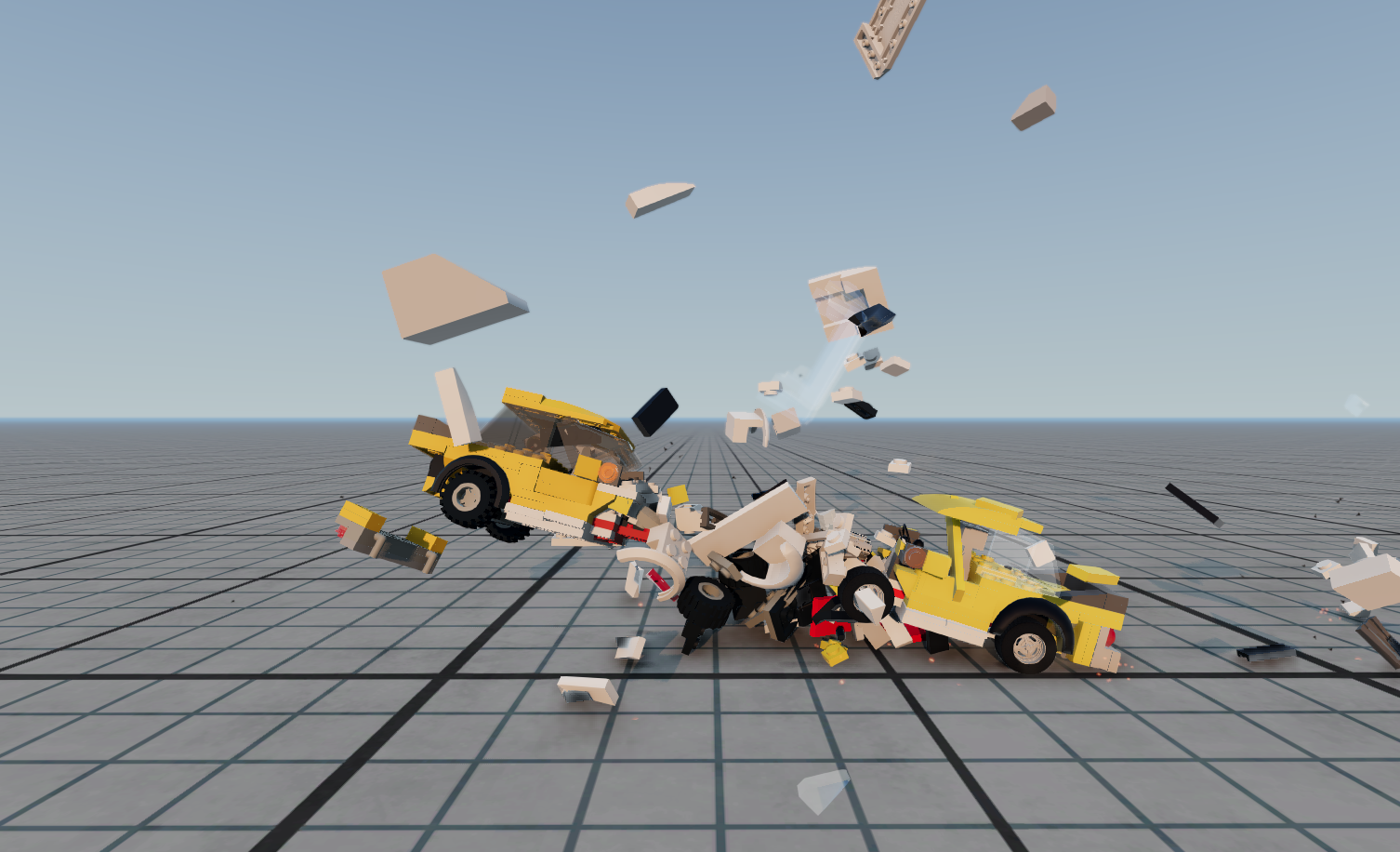 Lego car crash deals