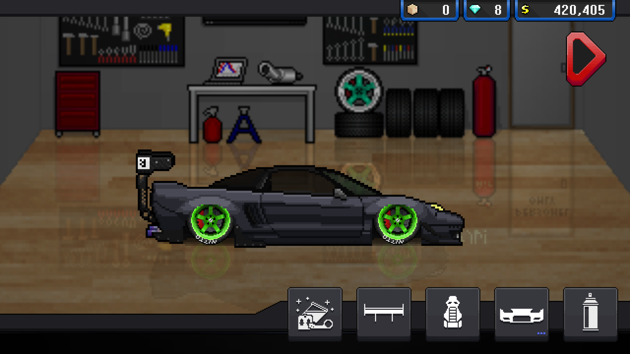 How To Sell Cars In Pixel Car Racer Classic Car Walls
