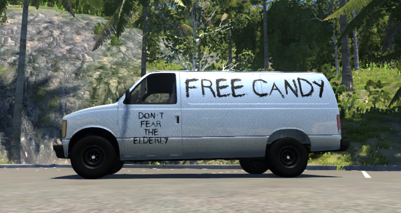 Released - Overkill Free Candy Van | BeamNG