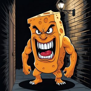 AnangryCheddarCheesemonsterstandingthreateninglyinadarkalley.jpg