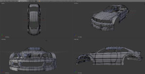 BMW E46 M3 GTR Progress 32 Wireframe ( Front ).png