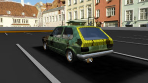 StunerVolkswagenGolfMK1BeaterRear.jpg