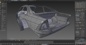 BMW E46 M3 GTR Progress 151 (Chassis-Rear).png