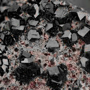 Dark uvarovite