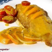 Lenguado a la naranja