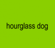 hourglass dog