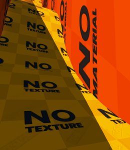 Пример No texture и No material